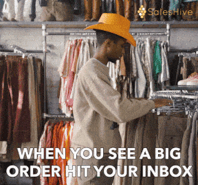 When you see a big order hit your inbox