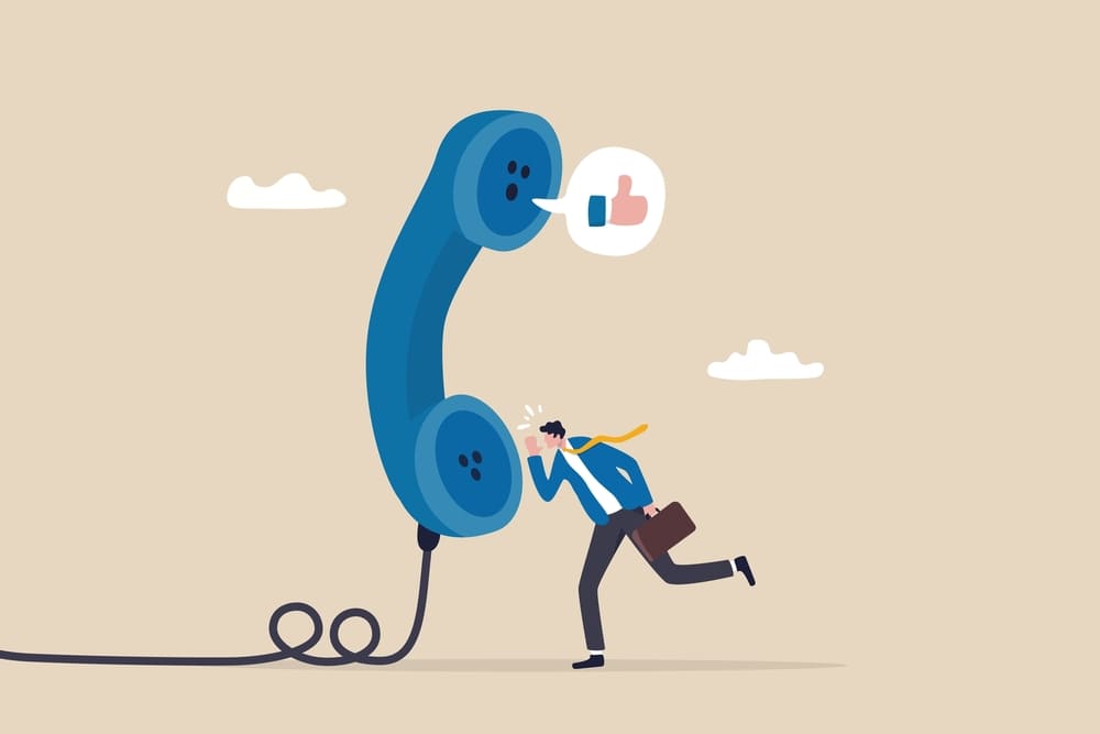 Telephone call expert to generate lead or sales