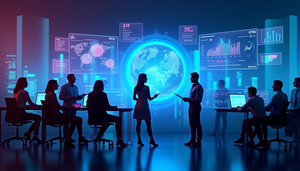 B2B sales team adopting sales platforms on dashboard to improve CRM workflows in 2025